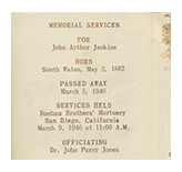 Funeral Program