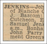 John Arthur Jenkins Obituary