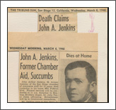 John Arthur Jenkins Obituary