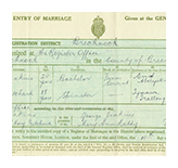 Marriage Certificate